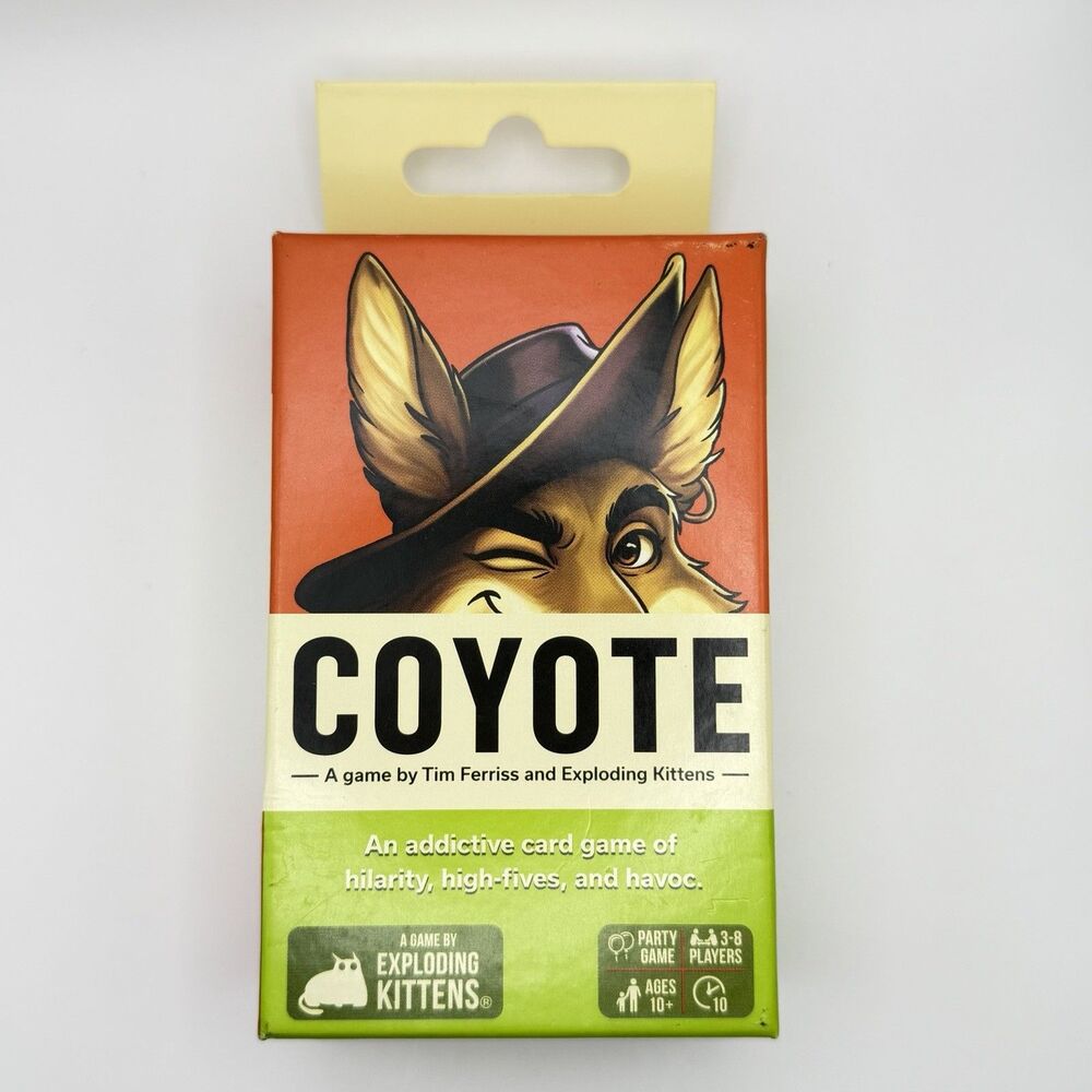 Coyote Exploding Kittens Party Card Game - Picture 2 of 4